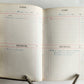 1913 CASH JOURNAL decorative leather binding ANTIQUE