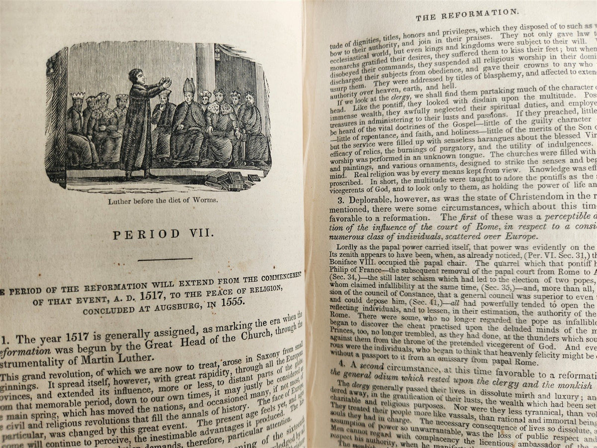 1839 CHURCH HISTORY RELIGIOUS RITES of JEWS MAHOMETANS CHRISTIAN SECTS antique