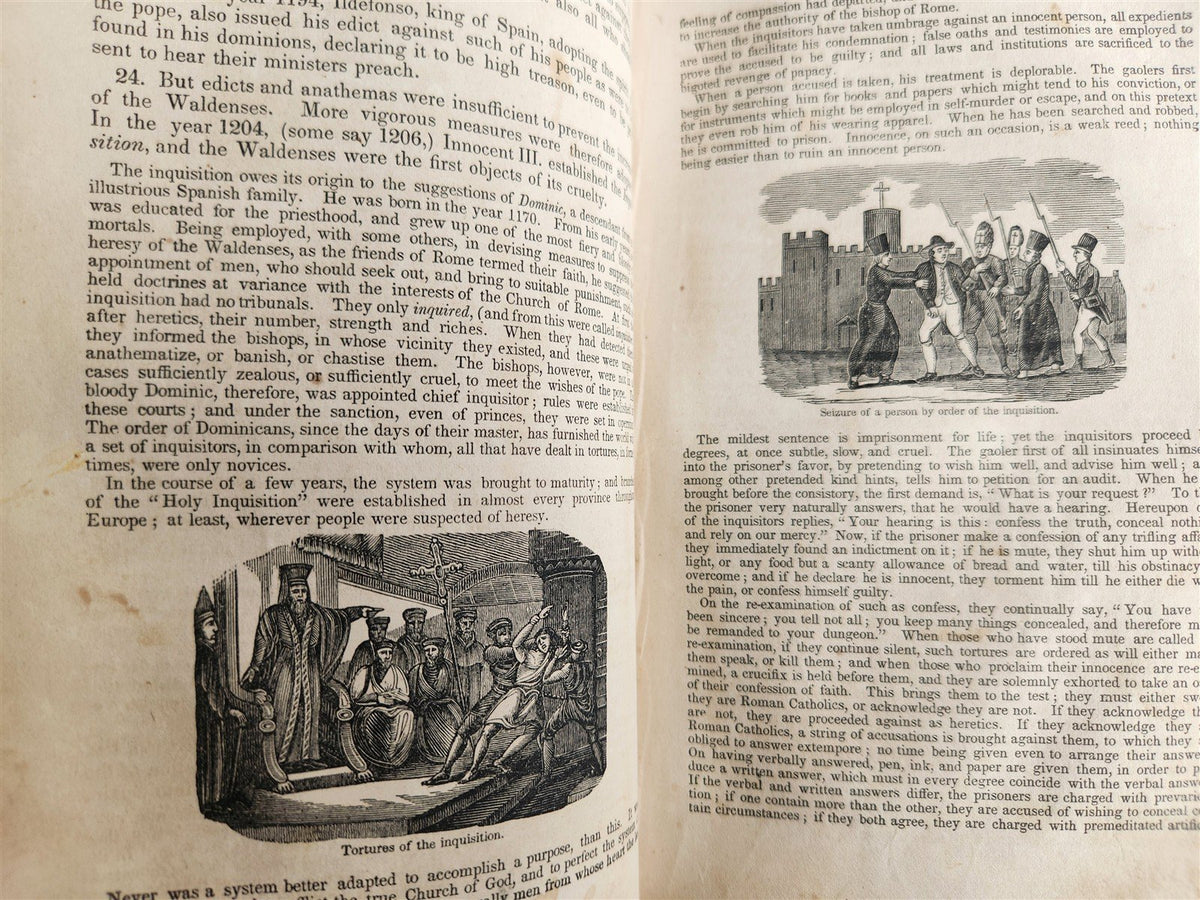 1839 CHURCH HISTORY RELIGIOUS RITES of JEWS MAHOMETANS CHRISTIAN SECTS antique
