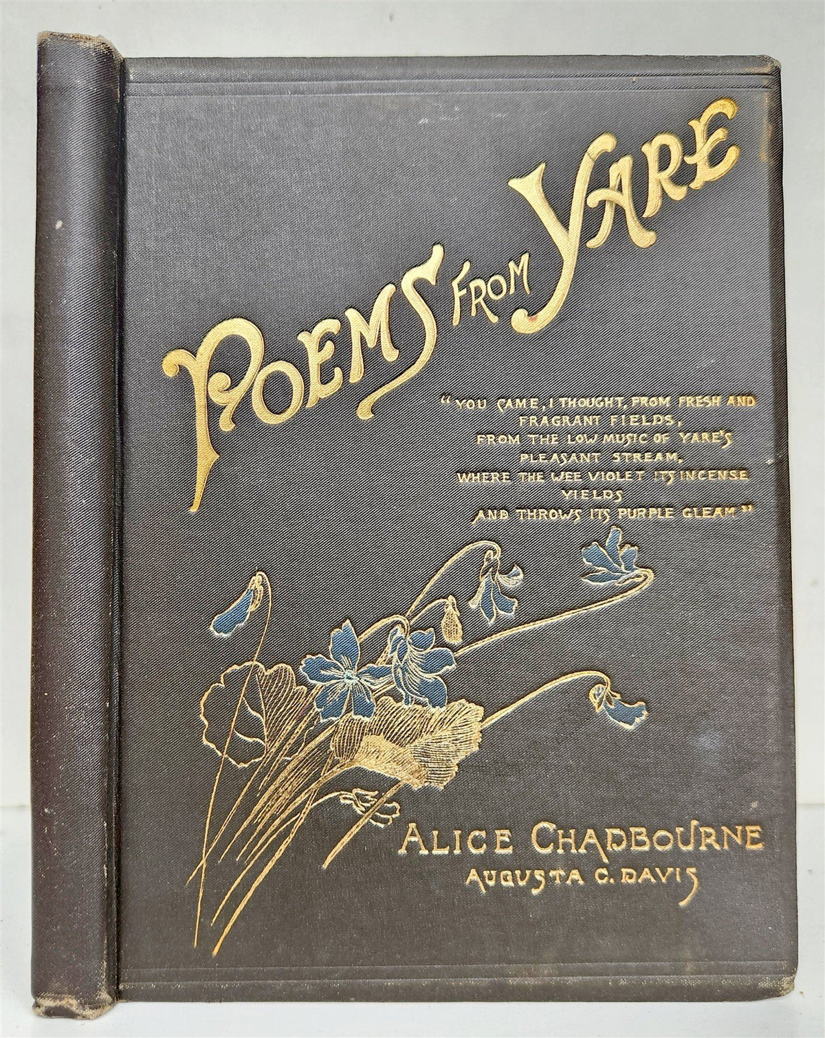 1890 POEMS from YARE by ALICE CHADBOURNE antique POETRY printed in Portland
