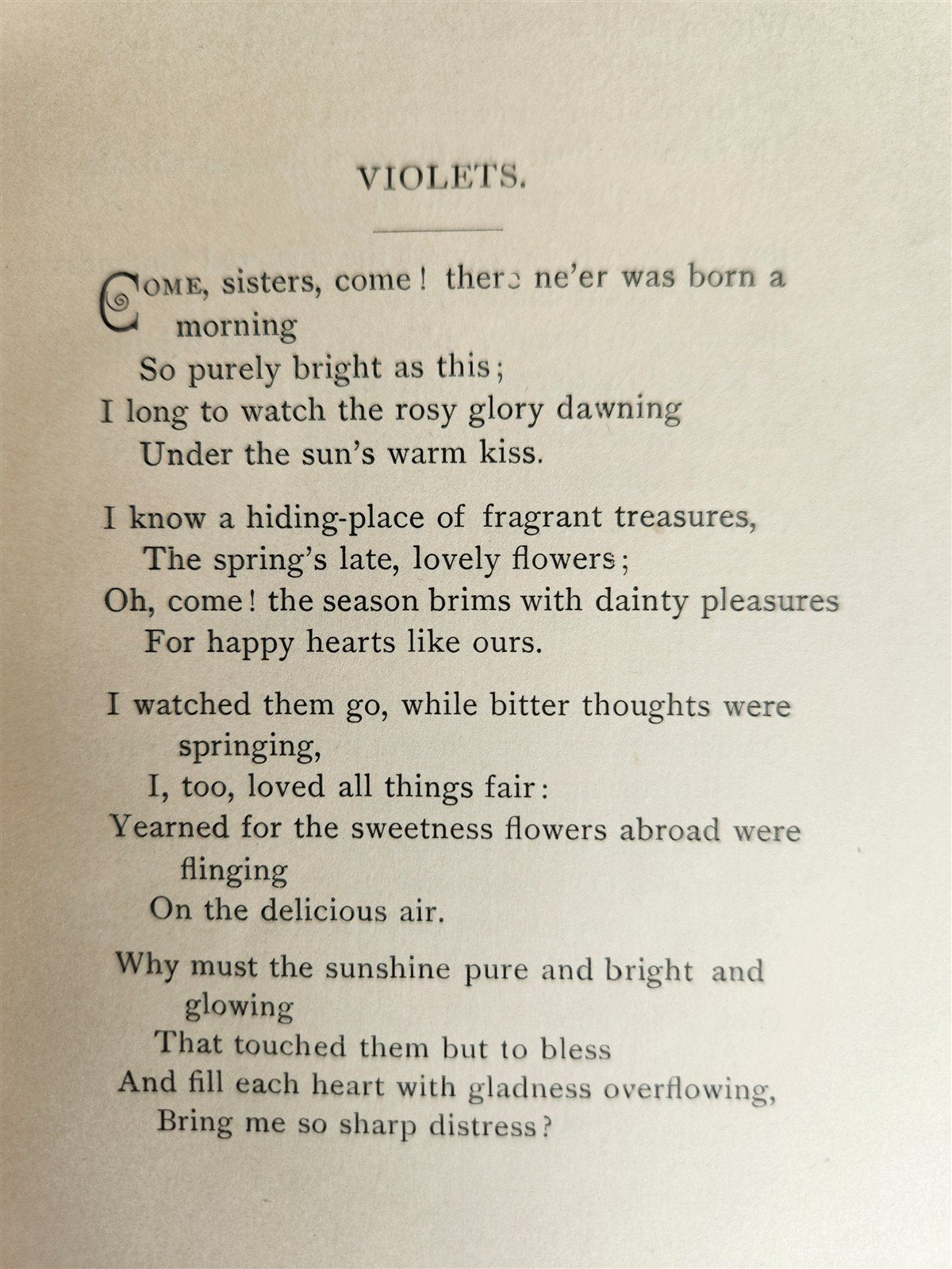 1890 POEMS from YARE by ALICE CHADBOURNE antique POETRY printed in Portland