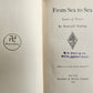 1899 FROM SEA TO SEA letters of travel by RUDYARD KIPLING antique Vol. I