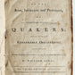1774 HISTORY of RISE INCREASE & PROGRESS of QUAKERS antique AMERICANA by Sewell