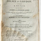 1798 TREATISE on POLICE of LONDON CRIMES & MISDEMEANORS antique 1st AMERICAN ED.