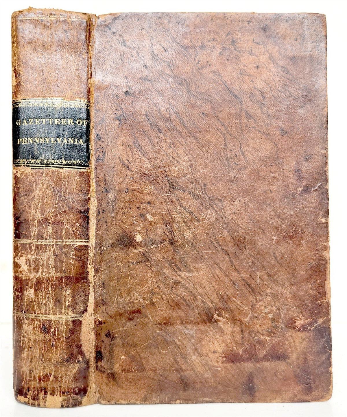 1832 A GAZETTEER of the STATE OF PENNSYLVANIA antique w/ MAP Americana