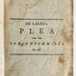 1800 A PLEA for the NON-CONFORMISTS by Thomas De Laune antique Americana