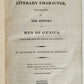 1818 THE LITERARY CHARACTER illustrated by the history of MEN of GENIUS antique