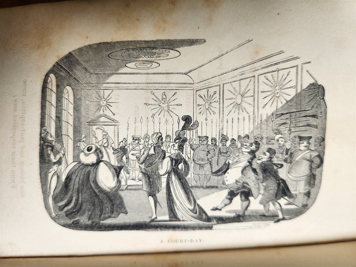 1831 HUMOURIST companion for Christmas fireside by Harrison antique ILLUSTRATED