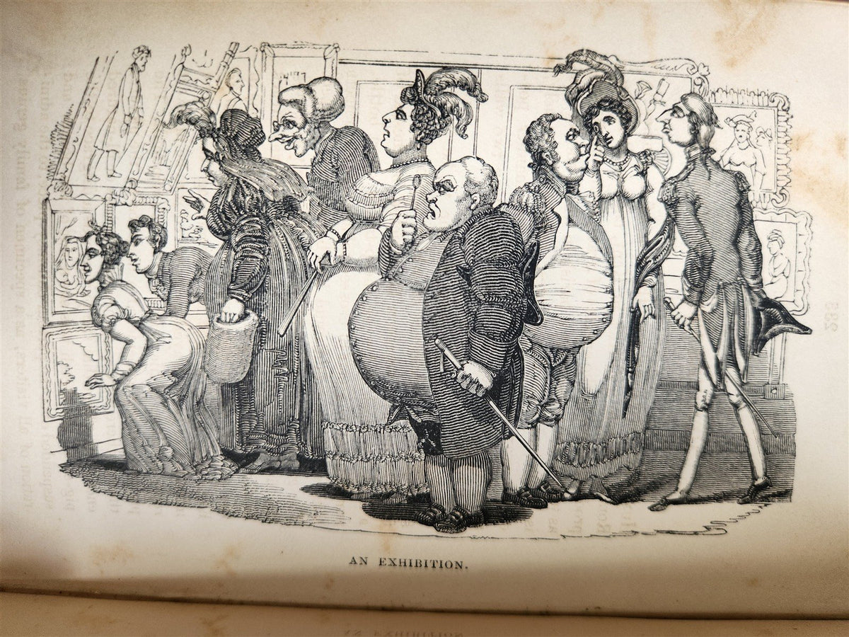 1831 HUMOURIST companion for Christmas fireside by Harrison antique ILLUSTRATED