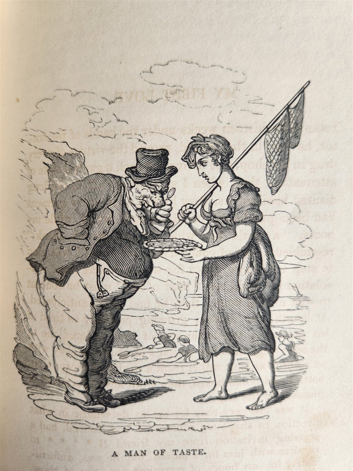 1831 HUMOURIST companion for Christmas fireside by Harrison antique ILLUSTRATED