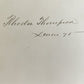 1876 SILHOUETTES & SONGS illustrative of months 12 designs antique ILLUSTRATED