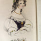 1860s LES FEMMES et LES FLEURS antique ILLUSTRATED in COLOR