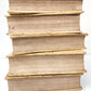1750s UNIVERSAL HISTORY in ITALIAN 5 VELLUM BOUND VOLUMES antique