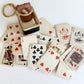 MINIATURE PLAYING CARDS DECK - VINTAGE KEY CHAIN