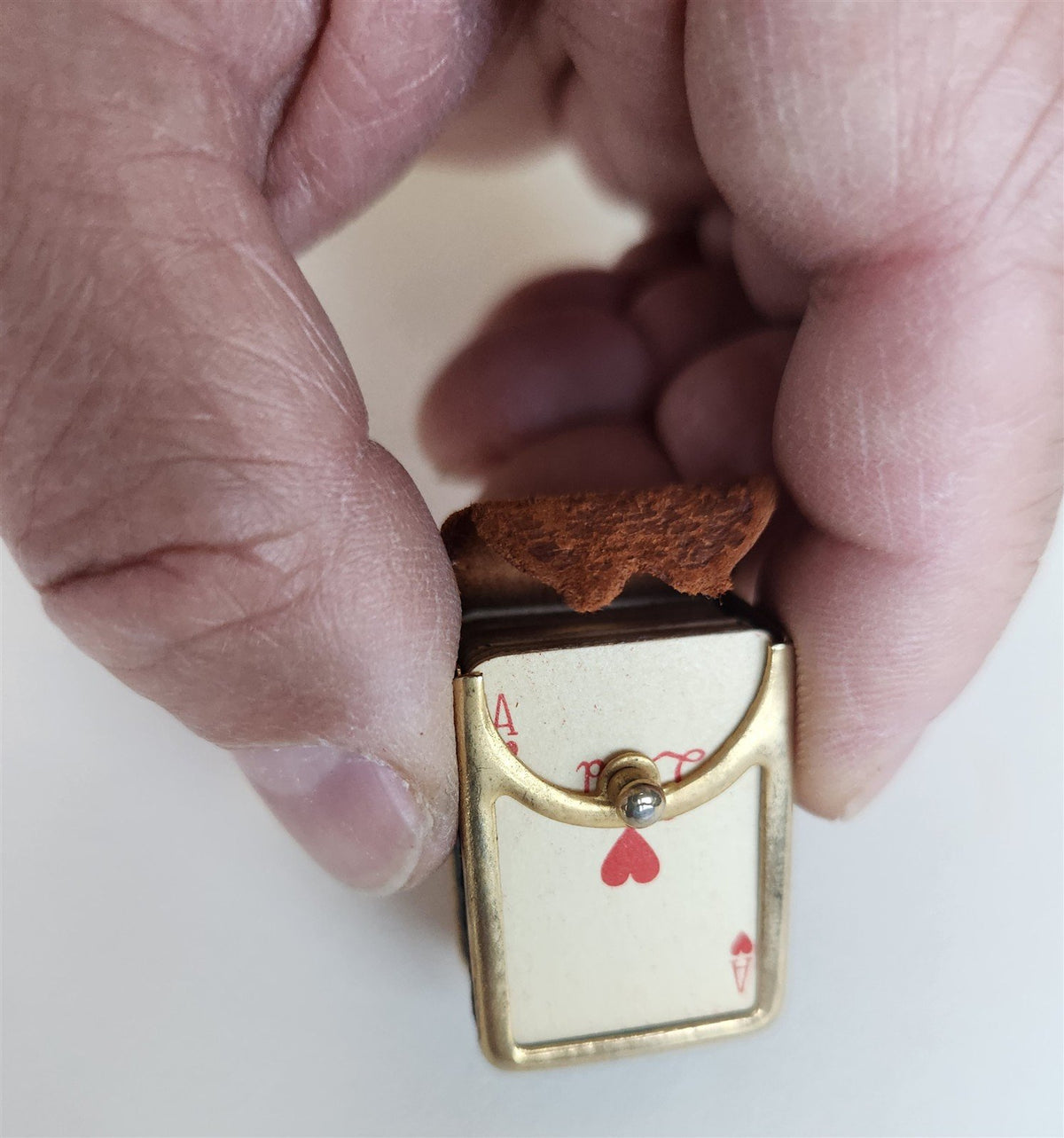 MINIATURE PLAYING CARDS DECK - VINTAGE KEY CHAIN