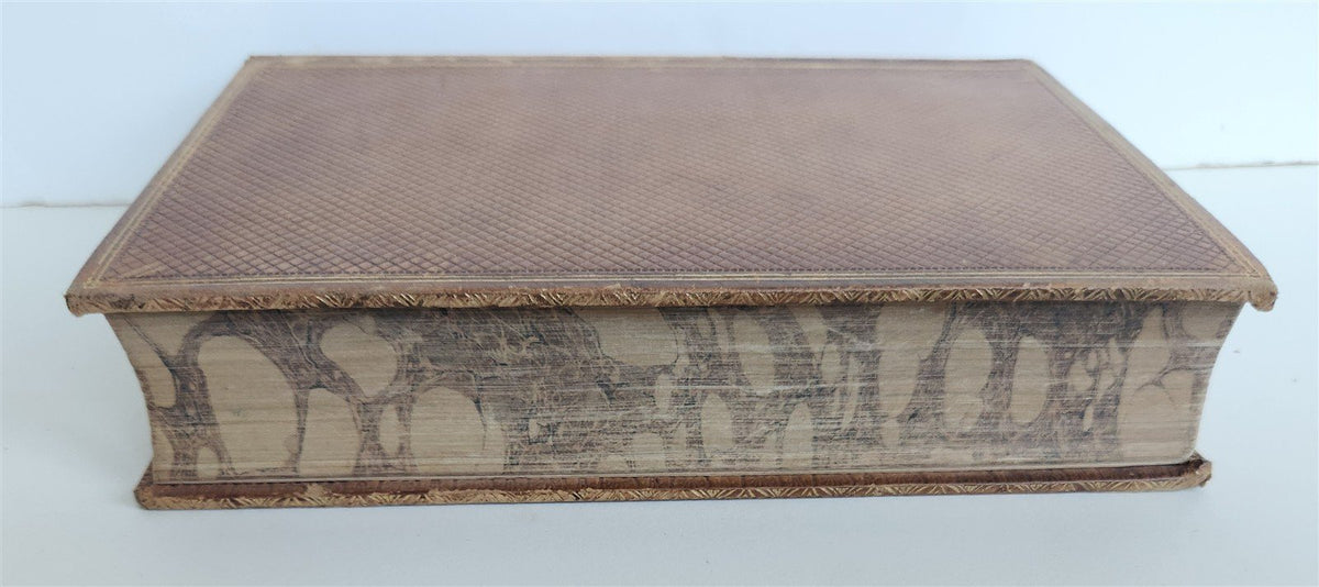 1844 LIFE AND ADVENTURES OF ROBINSON CRUSOE by DANIEL DEFOE antique ILLUSTRATED
