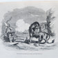 1844 LIFE AND ADVENTURES OF ROBINSON CRUSOE by DANIEL DEFOE antique ILLUSTRATED