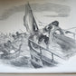 1844 LIFE AND ADVENTURES OF ROBINSON CRUSOE by DANIEL DEFOE antique ILLUSTRATED
