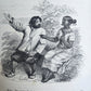 1844 LIFE AND ADVENTURES OF ROBINSON CRUSOE by DANIEL DEFOE antique ILLUSTRATED
