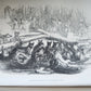 1844 LIFE AND ADVENTURES OF ROBINSON CRUSOE by DANIEL DEFOE antique ILLUSTRATED