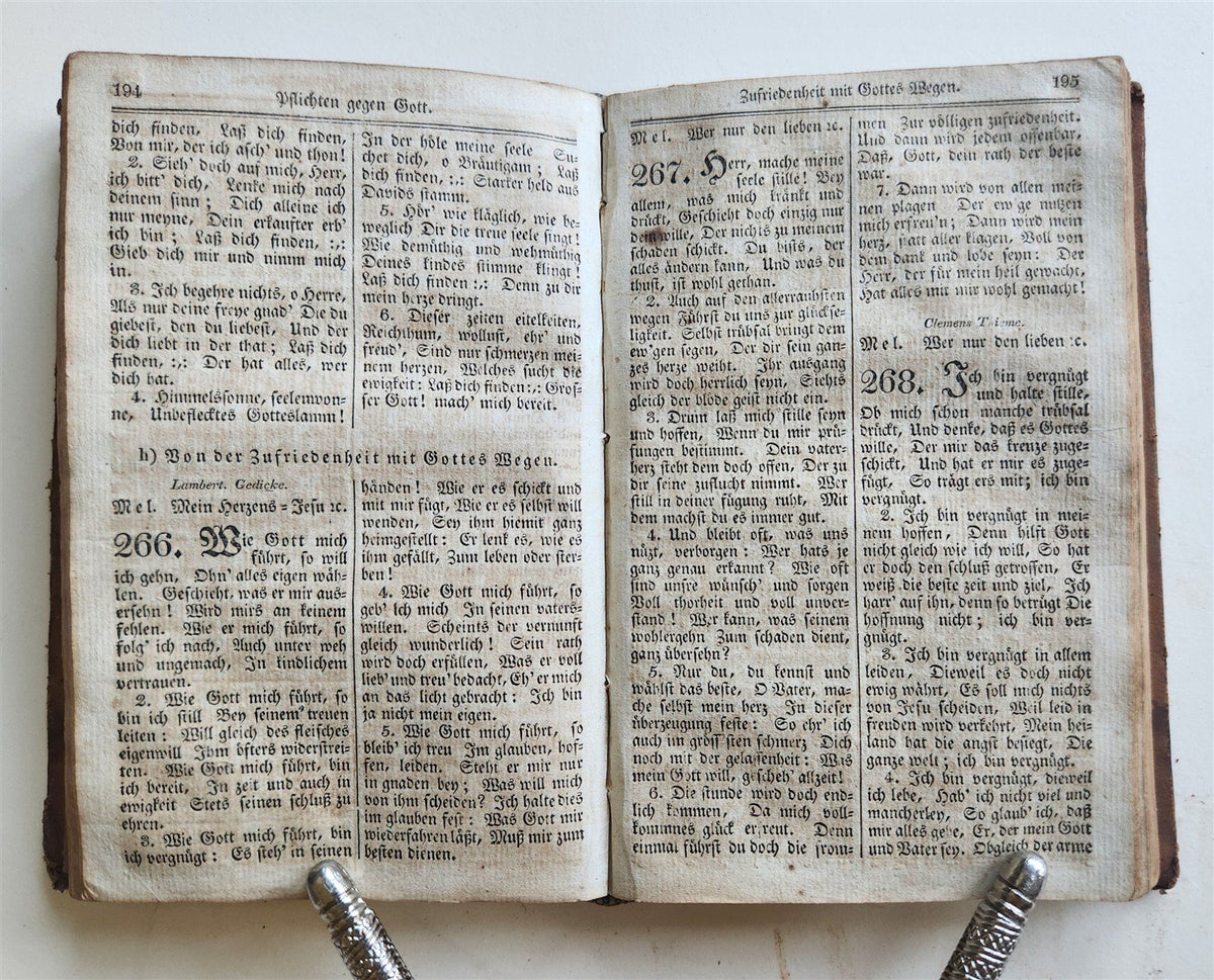 1885 Norwegian church hymnal KIRKESALMEBOG antique BRASS EDGES w/ CLASP