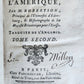 1778 HISTORY of AMERICA 4 VOLS ILLUSTRATED w/MAPS antique M. Robertson in FRENCH