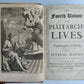 1693 PLUTARCH'S LIVES translated from the Greek ILLUSTRATED antique in ENGLISH