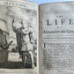 1693 PLUTARCH'S LIVES translated from the Greek ILLUSTRATED antique in ENGLISH