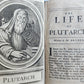 1693 PLUTARCH'S LIVES translated from the Greek ILLUSTRATED antique in ENGLISH