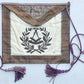1925 ANTIQUE MASONIC PRESENTATION APRON Embroidery over silk