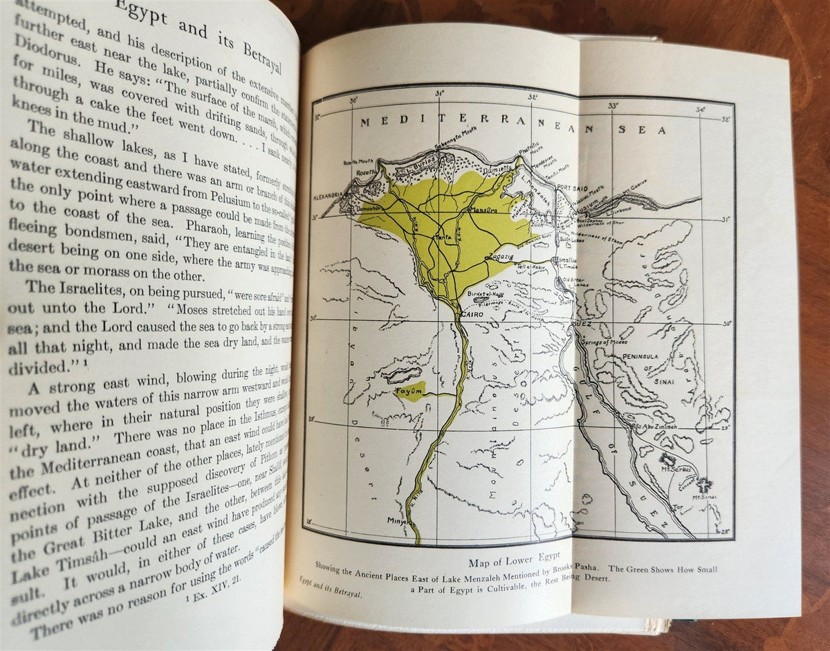 1908 EGYPT AND ITS BETRAYAL ILLUSTRATED antique in ENGLISH