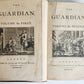 1760 THE GUARDIAN 2 volumes ANTIQUE