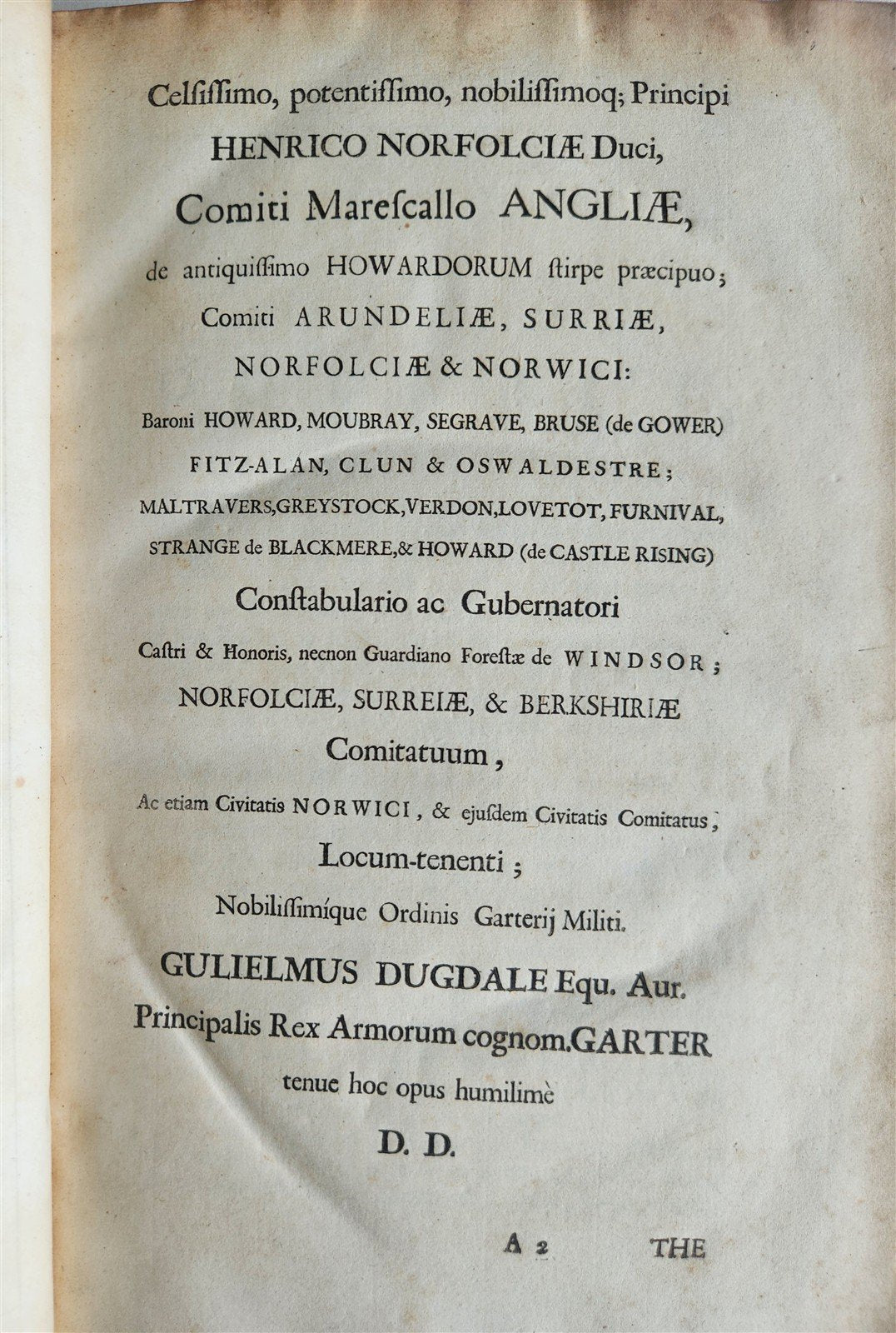 1685 All Summons of Nobility to Great Councils & Parliaments of Realm ANTIQUE