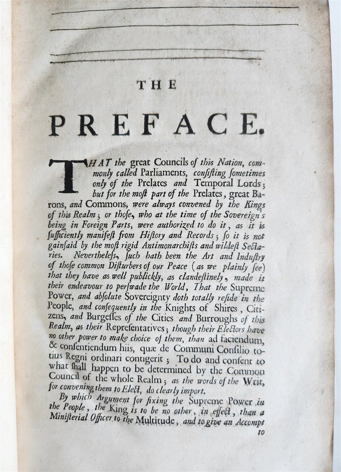 1685 All Summons of Nobility to Great Councils & Parliaments of Realm ANTIQUE