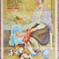 1985 RUSSIAN PROPAGANDA POSTER "kids for peace" VINTAGE