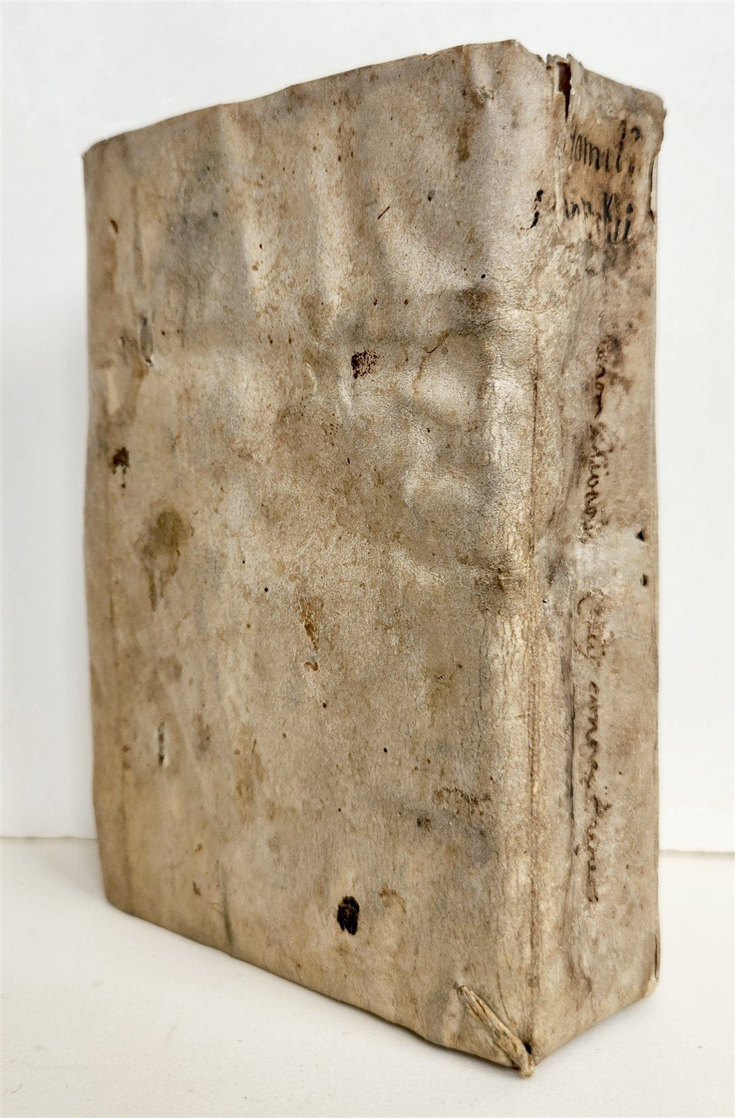 1534 CATHOLIC SERMONS by Johannes Eck VELLUM BINDING w/ MANUSCRIPT TITLE antique