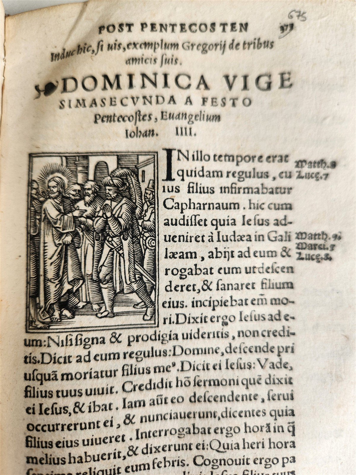 1534 CATHOLIC SERMONS by Johannes Eck VELLUM BINDING w/ MANUSCRIPT TITLE antique