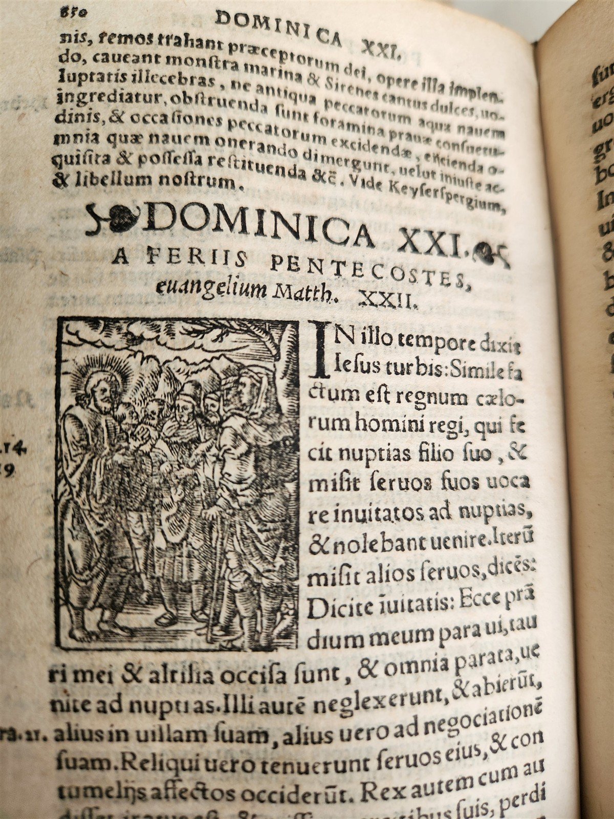 1534 CATHOLIC SERMONS by Johannes Eck VELLUM BINDING w/ MANUSCRIPT TITLE antique