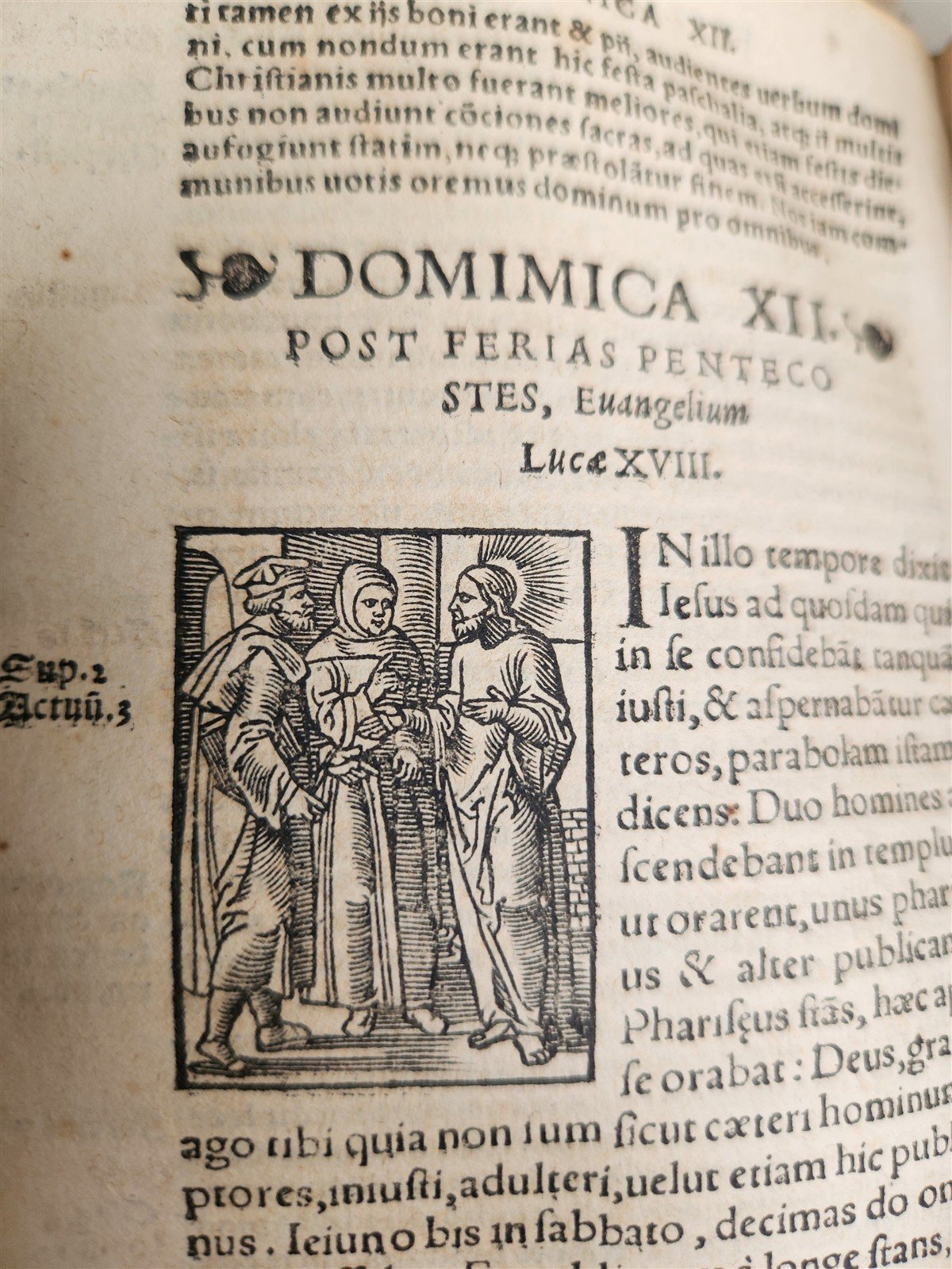 1534 CATHOLIC SERMONS by Johannes Eck VELLUM BINDING w/ MANUSCRIPT TITLE antique