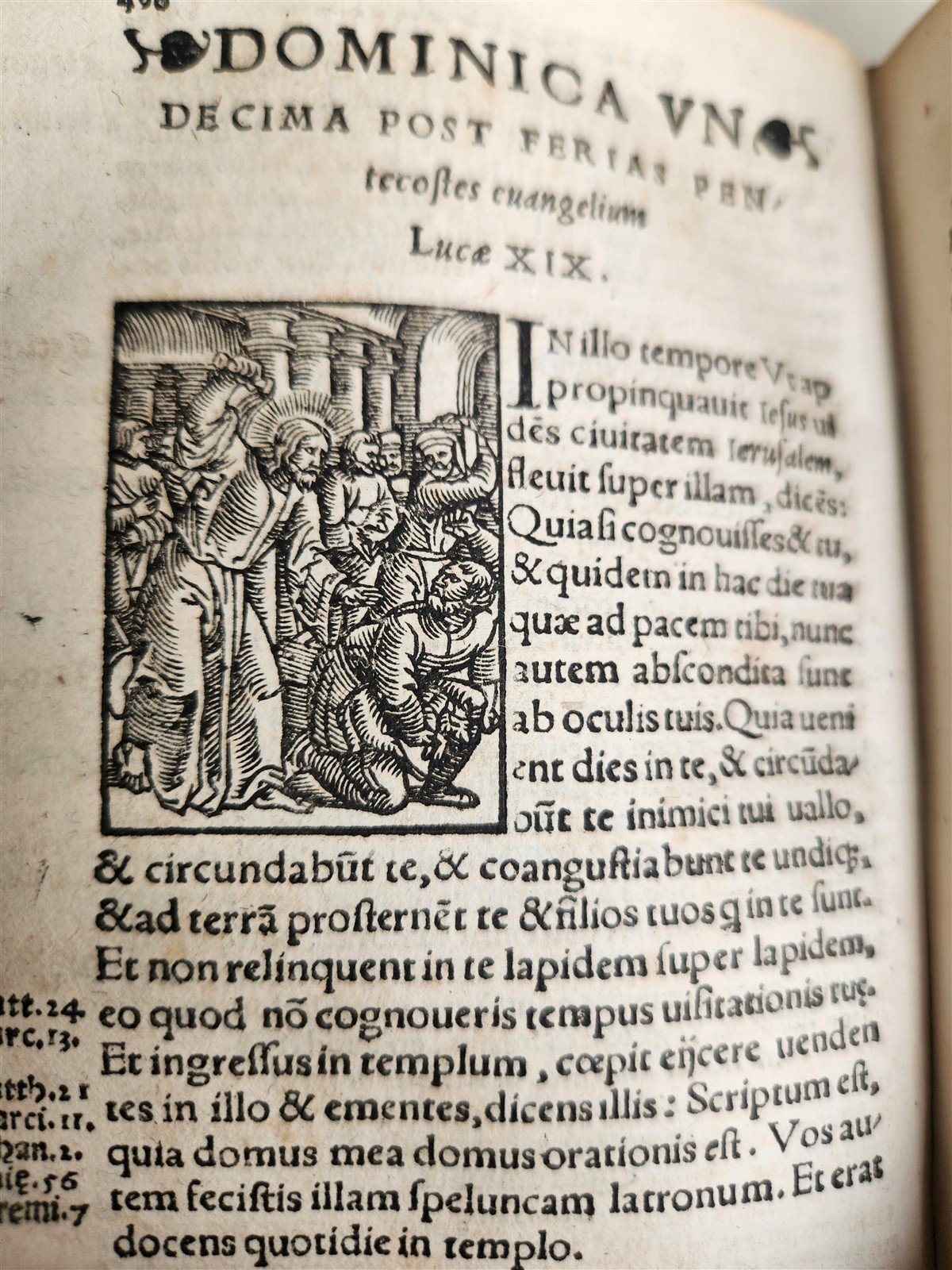 1534 CATHOLIC SERMONS by Johannes Eck VELLUM BINDING w/ MANUSCRIPT TITLE antique
