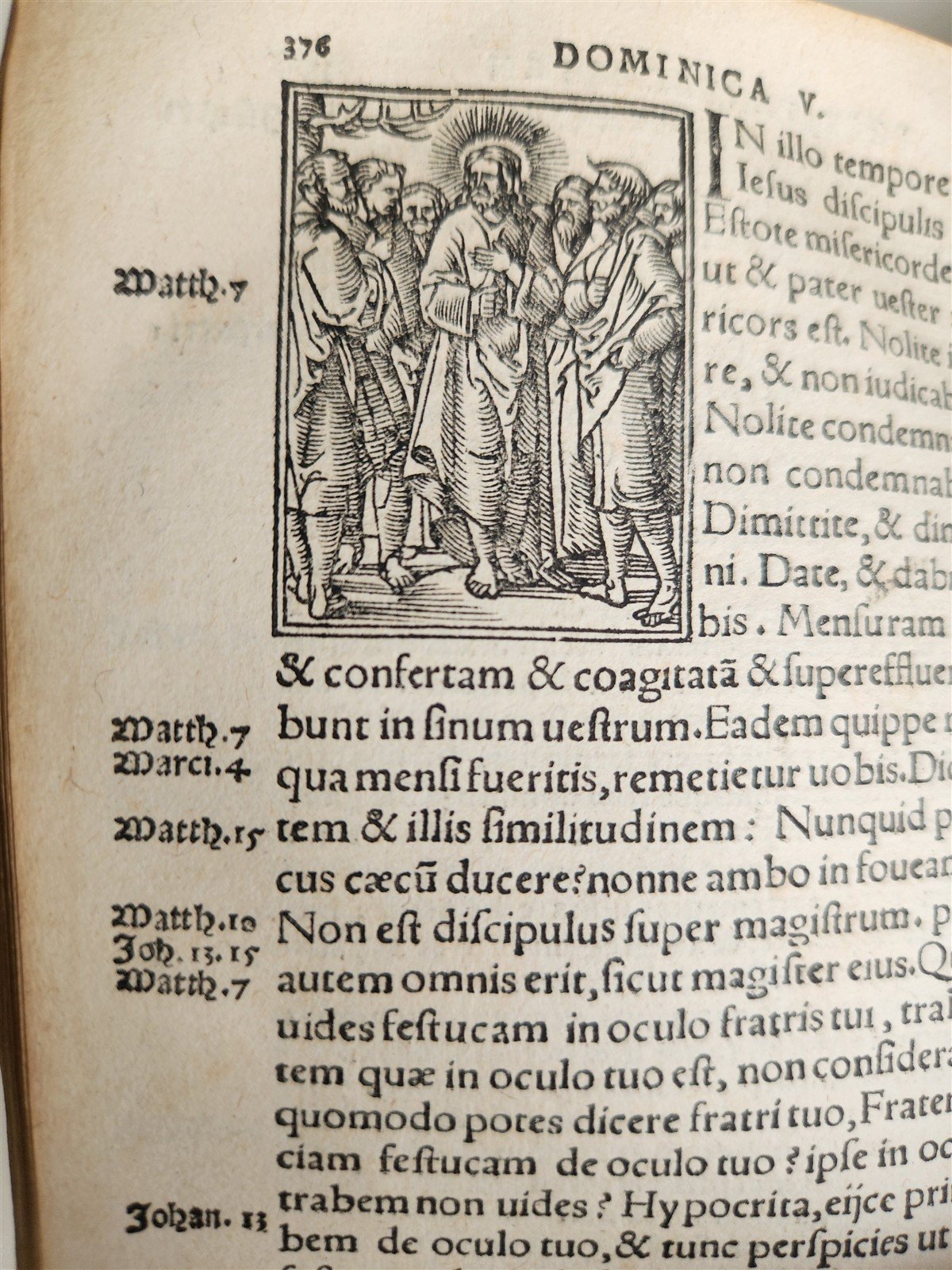 1534 CATHOLIC SERMONS by Johannes Eck VELLUM BINDING w/ MANUSCRIPT TITLE antique