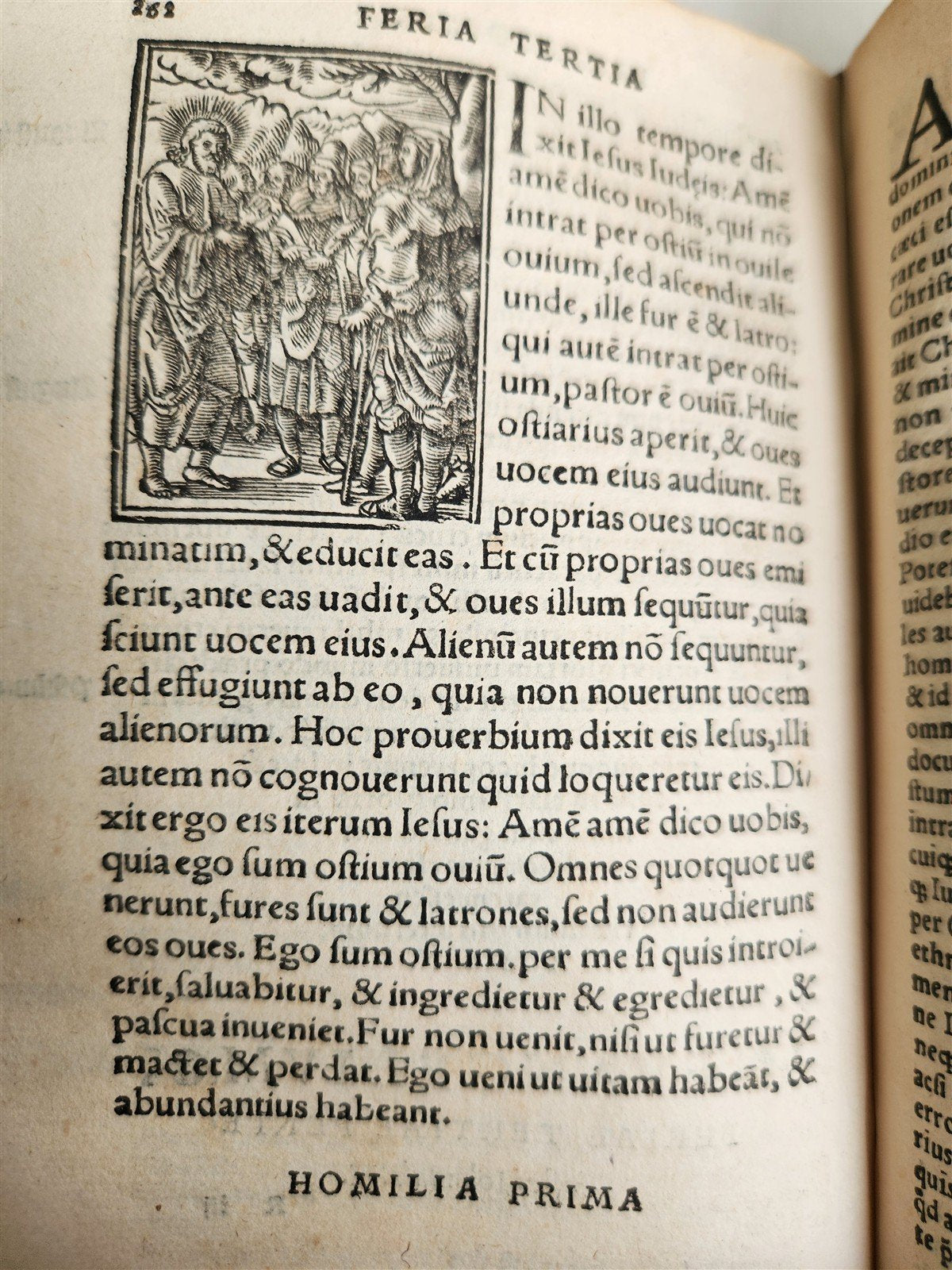 1534 CATHOLIC SERMONS by Johannes Eck VELLUM BINDING w/ MANUSCRIPT TITLE antique