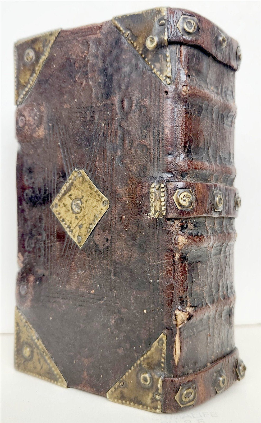 1742 PSALMS of DAVID by Dr. Ambrosi Lobwasser PERIOD DECORATIVE BINDING antique
