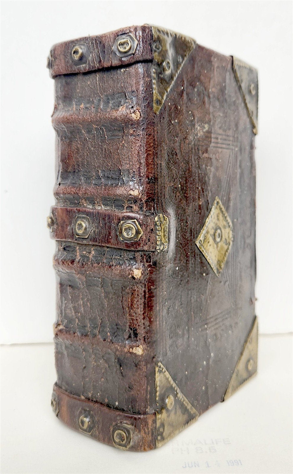 1742 PSALMS of DAVID by Dr. Ambrosi Lobwasser PERIOD DECORATIVE BINDING antique