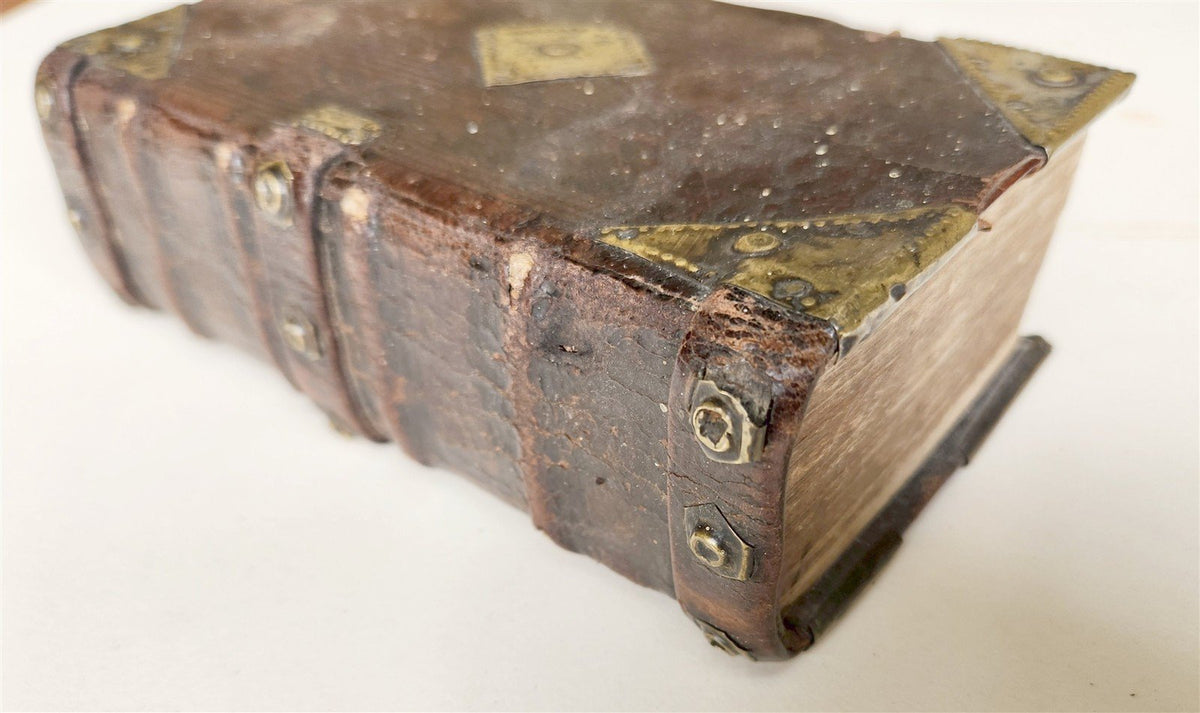 1742 PSALMS of DAVID by Dr. Ambrosi Lobwasser PERIOD DECORATIVE BINDING antique