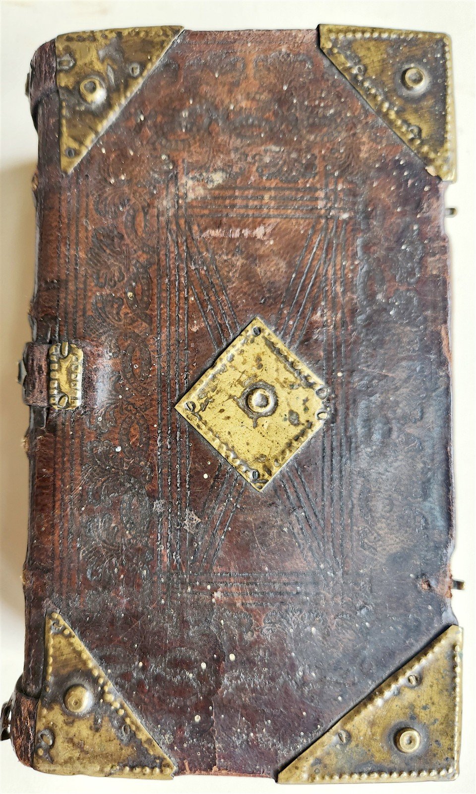 1742 PSALMS of DAVID by Dr. Ambrosi Lobwasser PERIOD DECORATIVE BINDING antique