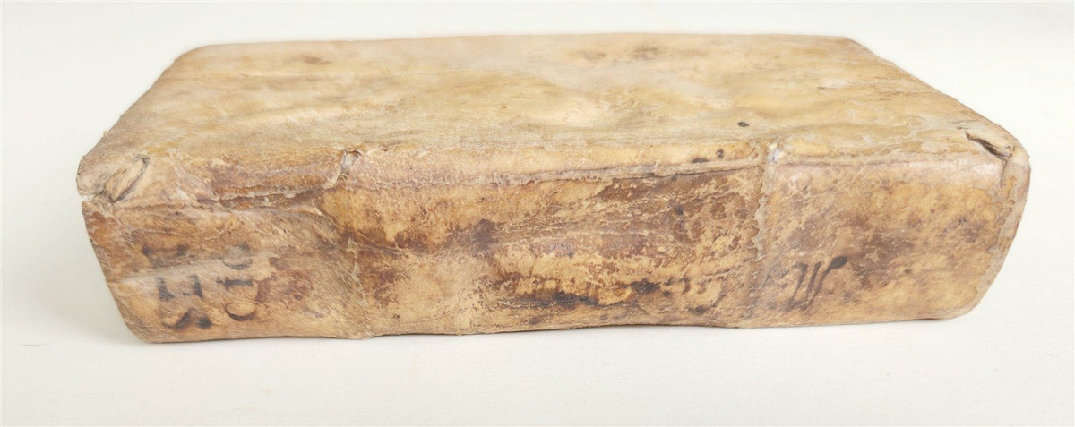 1584 CICERO Sententiarum illustrium apophthegmatum VELLUM BOUND antique