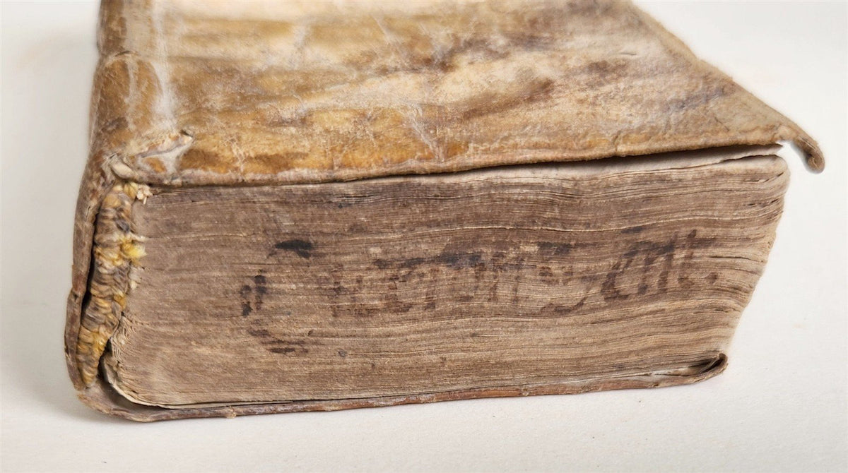 1584 CICERO Sententiarum illustrium apophthegmatum VELLUM BOUND antique