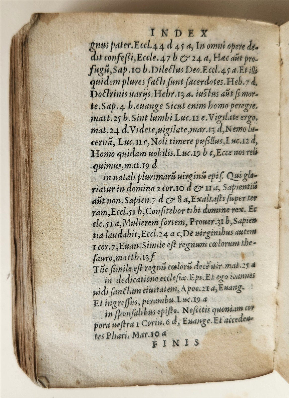 1548 BIBLE in LATIN New Testament VELLUM BOUND antique RARE POCKET EDITION