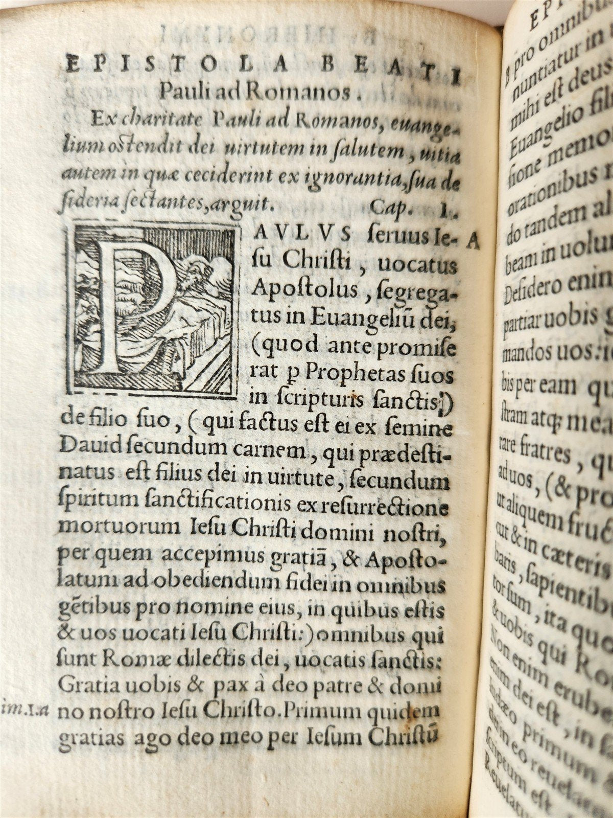 1548 BIBLE in LATIN New Testament VELLUM BOUND antique RARE POCKET EDITION